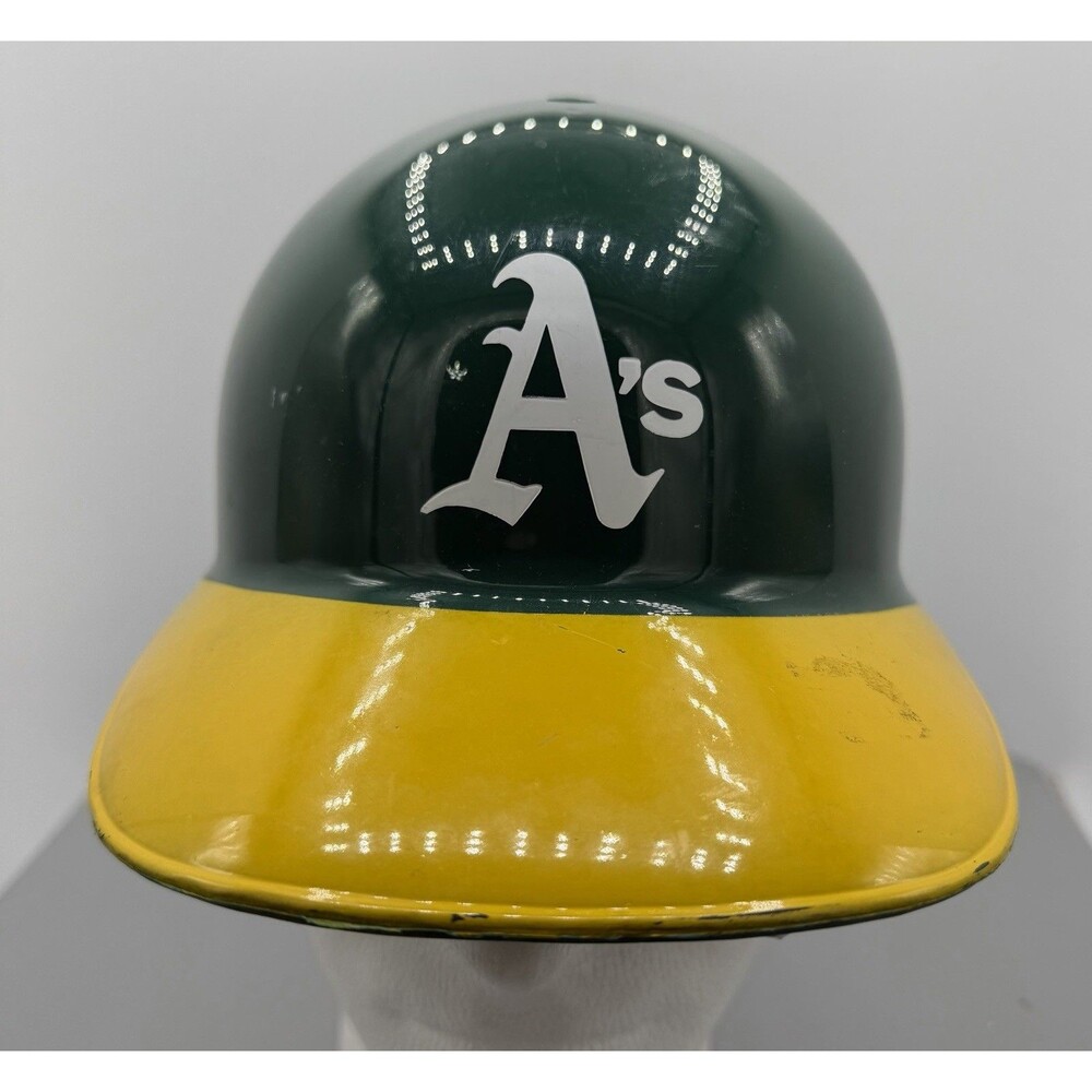 Vintage Laich Full Sz Baseball Plastic Helmet Oakland A's MLB Official License